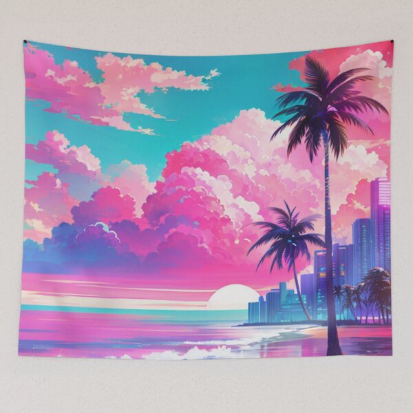 Item preview, 004 Colorful Beach Landscape designed and sold by Alexis Art Collection.