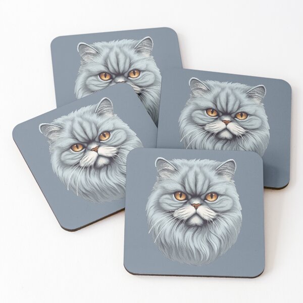 Item preview, Stoic Splendor - Persian Cat Portrait designed and sold by solrevolver.