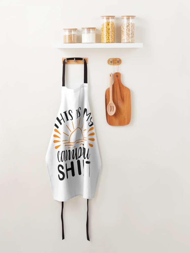 Thumbnail 4 of 6, Apron, Camping designed and sold by ROKANDESIGNART.