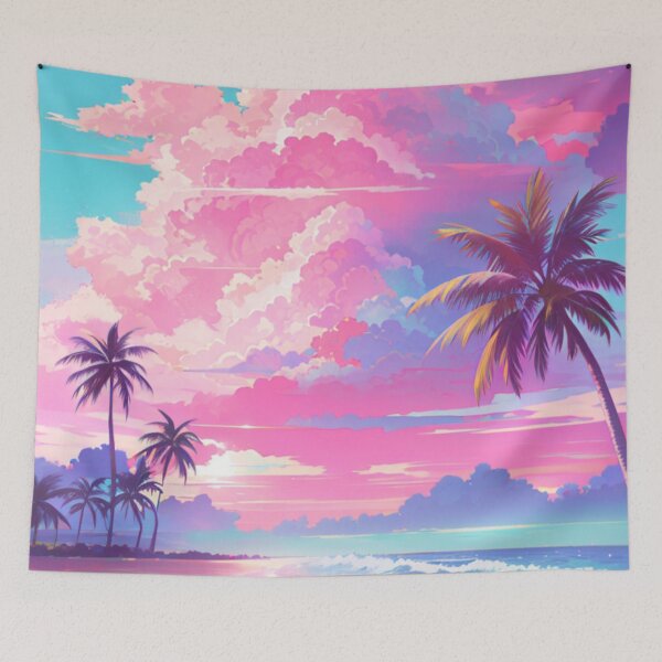 Item preview, 007 Colorful Beach Landscape designed and sold by Alexis Art Collection.