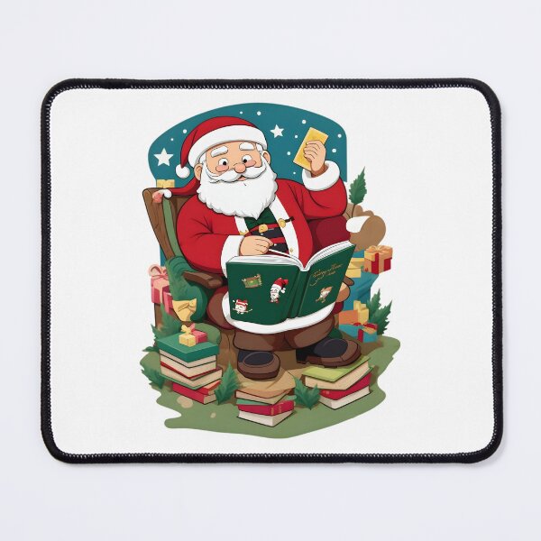 Item preview, Santa Clause with Books designed and sold by UltimateWorld.