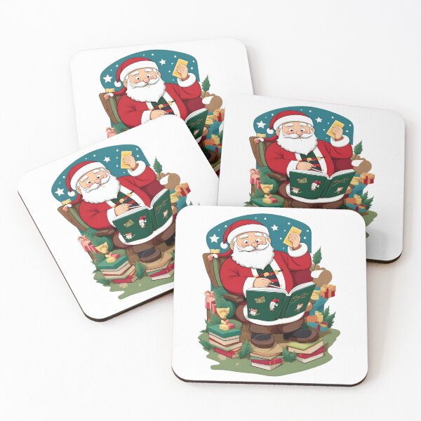 Item preview, Santa Clause with Books designed and sold by UltimateWorld.