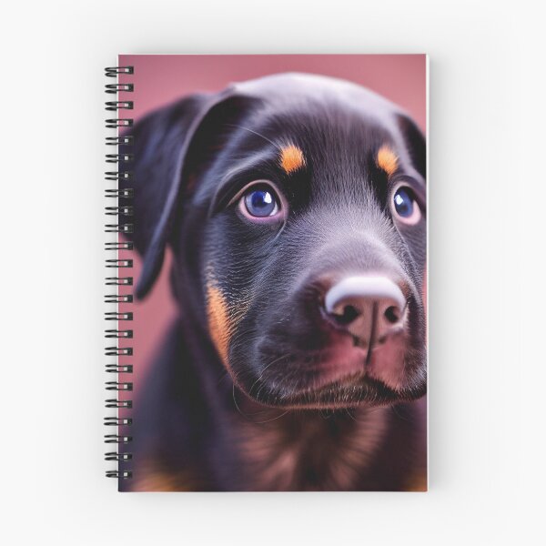 Item preview, Pawsitively Adorable, cute dobermann puppy portrait designed and sold by EmeraldeaArt.