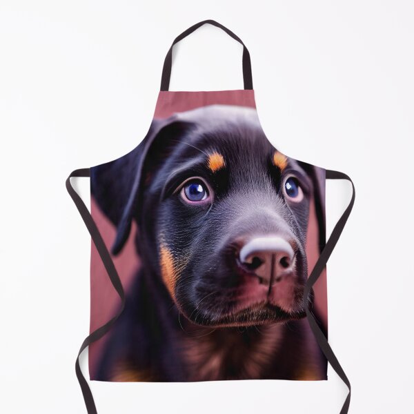 Item preview, Pawsitively Adorable, cute dobermann puppy portrait designed and sold by EmeraldeaArt.