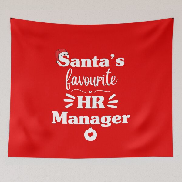 Item preview, Santa's Favourite HR Manager | Hr Xmas designed and sold by dooddles.