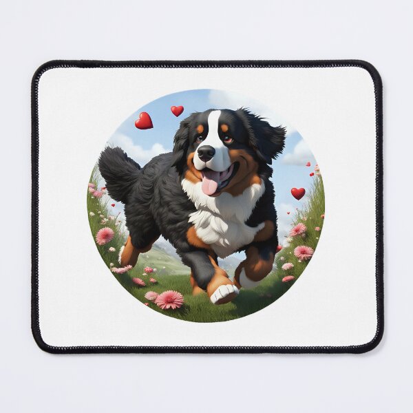 Item preview, Cute playful Bernese Mountain Dog designed and sold by Kaleddis.