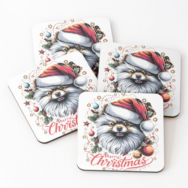 Item preview, Pomeranian Christmas designed and sold by IM Hunter.
