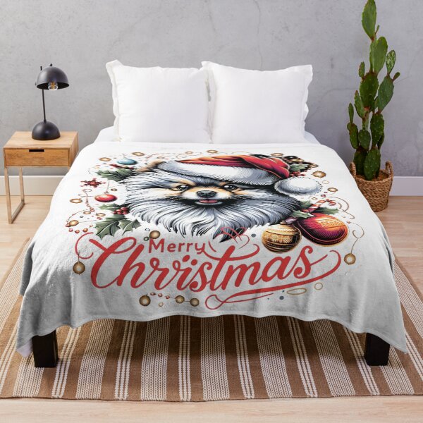 Item preview, Pomeranian Christmas designed and sold by IM Hunter.