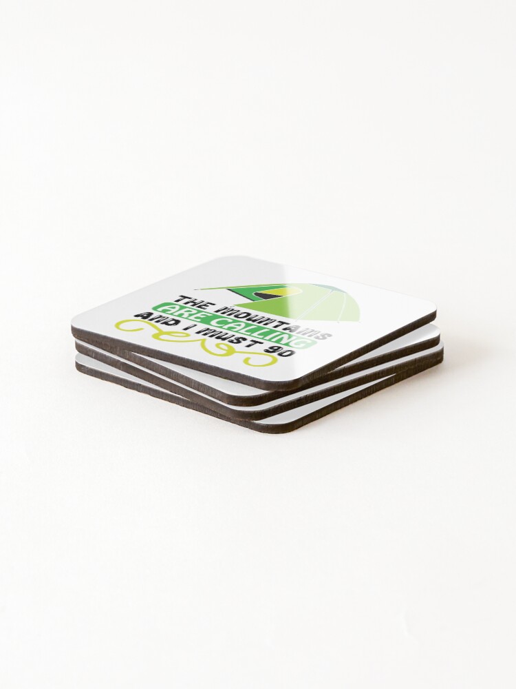 Thumbnail 4 of 5, Coasters (Set of 4), Camping designed and sold by ROKANDESIGNART.