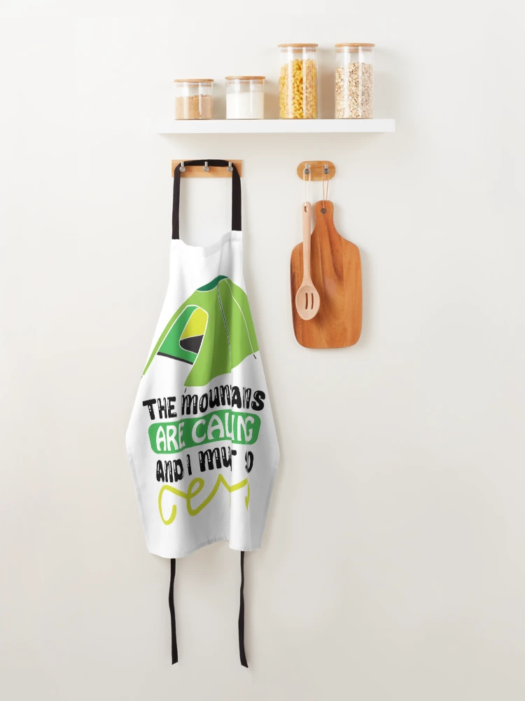 Thumbnail 4 of 6, Apron, Camping designed and sold by ROKANDESIGNART.