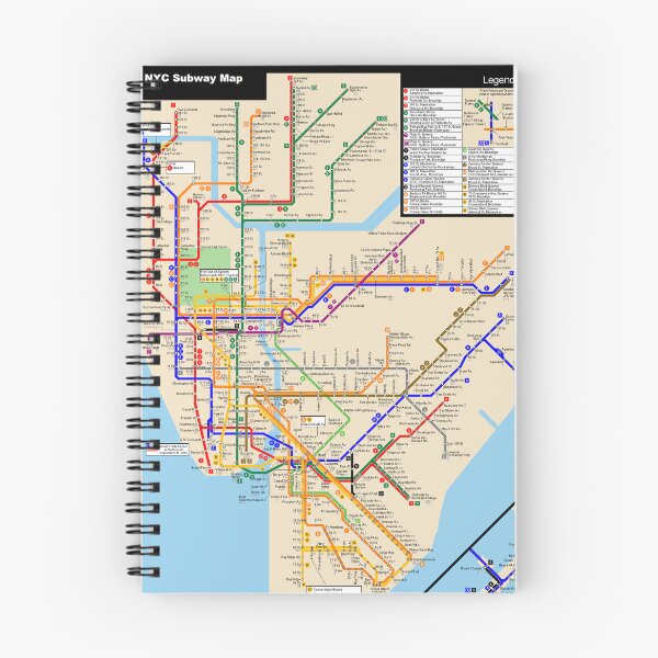 Item preview, New York City Subway Map designed and sold by KALEIDOSCOPE UK.