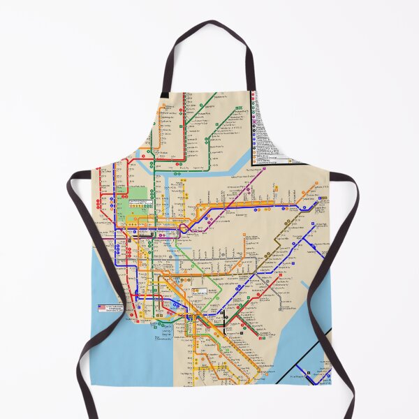 Item preview, New York City Subway Map designed and sold by KALEIDOSCOPE UK.