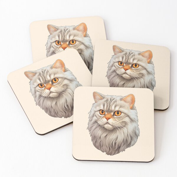 Item preview, Serene Majesty - Persian Longhair Portrait designed and sold by solrevolver.
