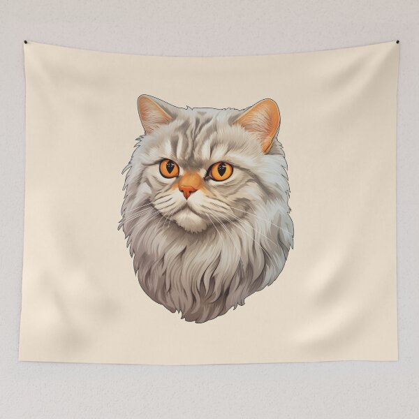 Item preview, Serene Majesty - Persian Longhair Portrait designed and sold by solrevolver.
