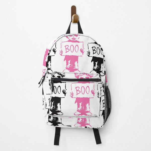 Item preview, Boo Protestor - Black White Pink Version designed and sold by SorryFrog.