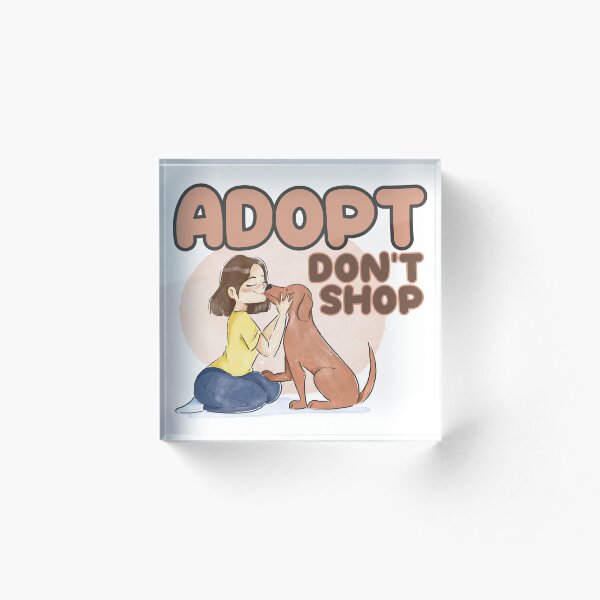 Item preview, Adopta, no compres designed and sold by DragonflyLP.