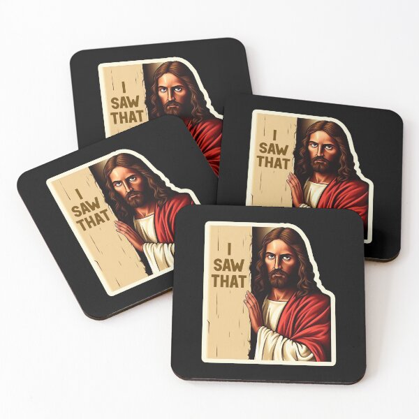 Item preview, I SAW THAT Jesus meme WWJD designed and sold by plushism.