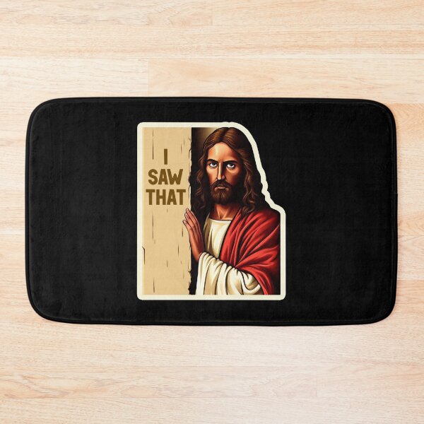 Item preview, I SAW THAT Jesus meme WWJD designed and sold by plushism.