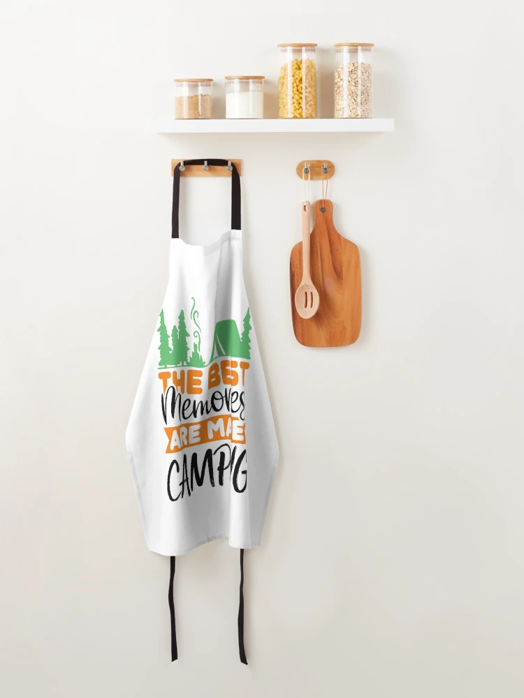 Thumbnail 4 of 6, Apron, Camping designed and sold by ROKANDESIGNART.