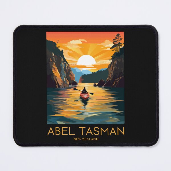 Item preview, A Pop Art Travel Print of Abel Tasman National Park - New Zealand designed and sold by StudioRedKoala.