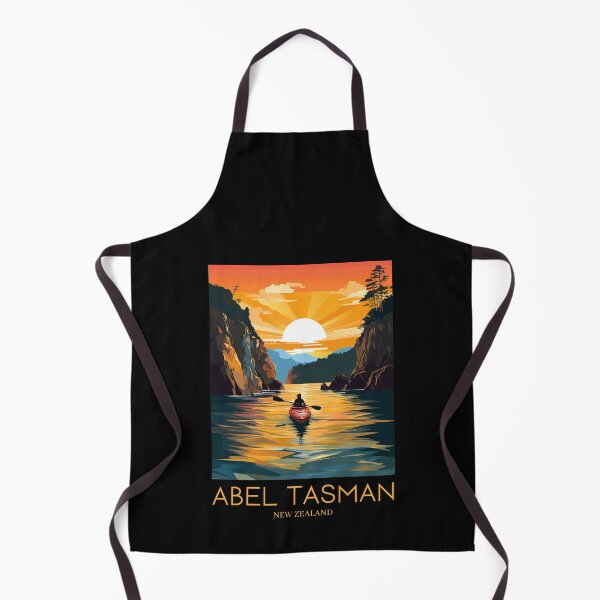 Item preview, A Pop Art Travel Print of Abel Tasman National Park - New Zealand designed and sold by StudioRedKoala.