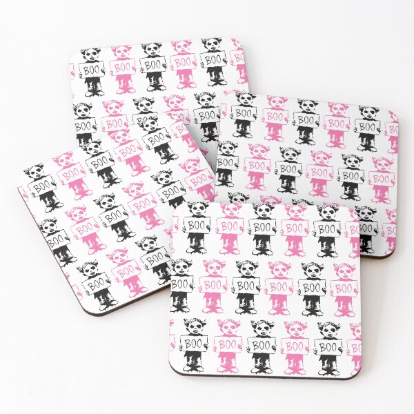 Item preview, Boo Protestor - Black White Pink Version designed and sold by SorryFrog.