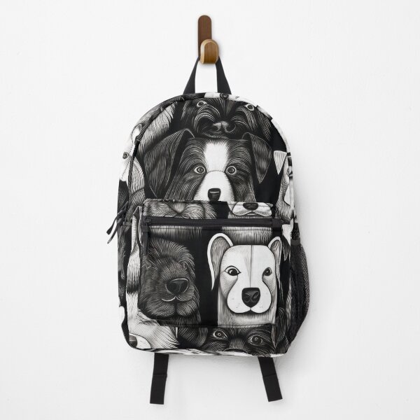 Item preview, Dog design patterns degital illustration colored white and black designed and sold by PetPalsEmporium.