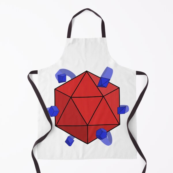 Item preview, Dice Atom ( Red / Blue ) ( Dungeons and Dragons / DnD Inspired ) designed and sold by Red Jacket Technologies.