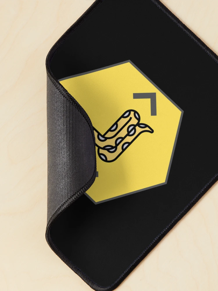 Thumbnail 2 of 5, Mouse Pad, Python Hexagon - Python Logo designed and sold by Redstrawberry13.
