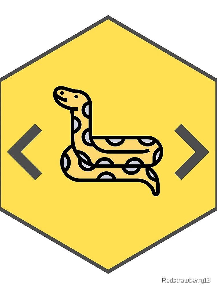 Thumbnail 3 of 3, Scarf, Python Hexagon - Python Logo designed and sold by Redstrawberry13.