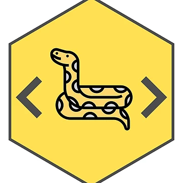 Artwork thumbnail, Python Hexagon - Python Logo by Redstrawberry13