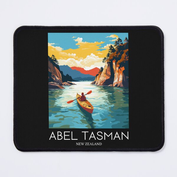Item preview, A Pop Art Travel Print of Abel Tasman National Park - New Zealand designed and sold by StudioRedKoala.