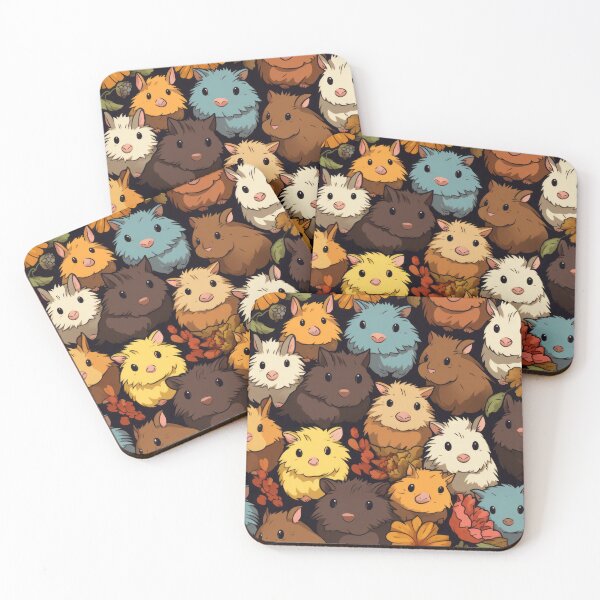 Item preview, Hamster pattern Hamster Haven Whimsical Patterns of Playful Paws degital illustration designed and sold by PetPalsEmporium.