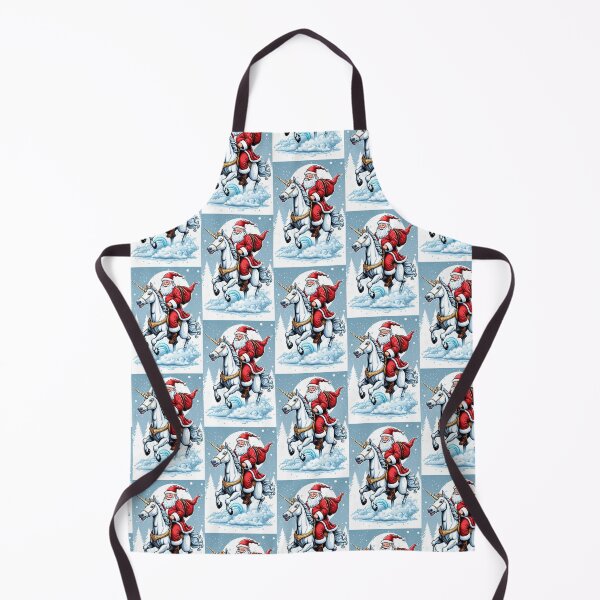 Item preview, Santa Riding Unicorn designed and sold by Itsheartshop.