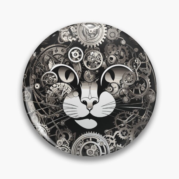 Item preview, Steampunk Cat in Cartoon Kitten Style  designed and sold by EternalDelight1.