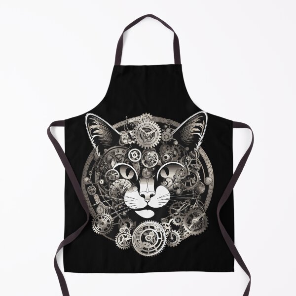 Item preview, Steampunk Cat in Cartoon Kitten Style designed and sold by EternalDelight1.