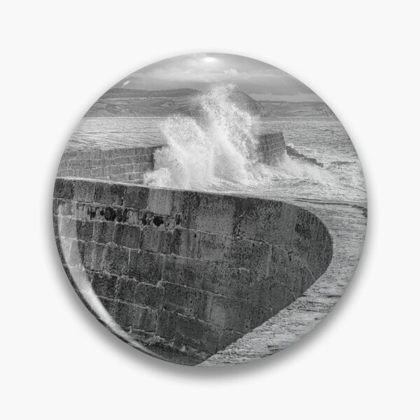 Item preview, A stormy sea in Lyme Regis designed and sold by JoSowden.