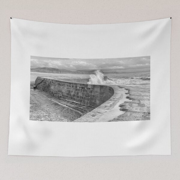 Item preview, A stormy sea in Lyme Regis designed and sold by JoSowden.