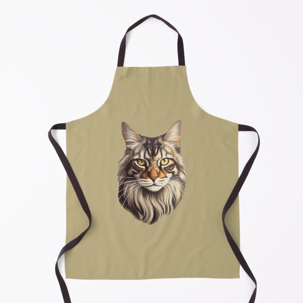 Item preview, Serene Maine Coon Majesty - Digital Realism Portrait designed and sold by solrevolver.