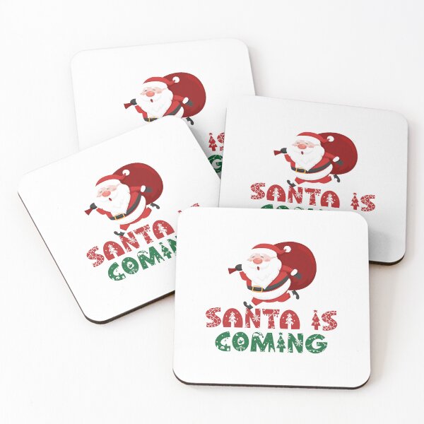 Item preview, Santa Is Coming designed and sold by Bend-The-Trendd.