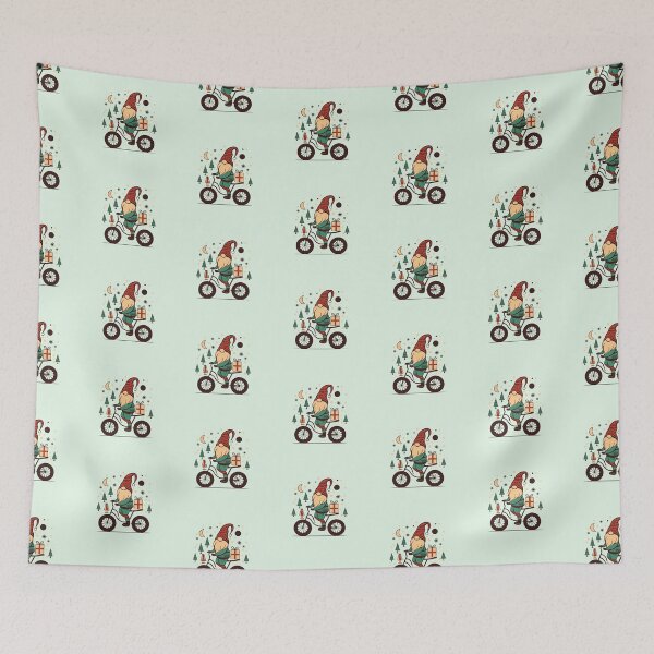 Item preview, Cute gnome on cycle designed and sold by Itsheartshop.