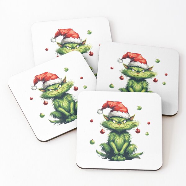 Item preview, Green Cat Christmas designed and sold by slicksdesigns.