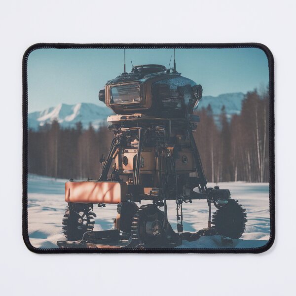 Item preview, Robot exploring in the snow designed and sold by ADP76.