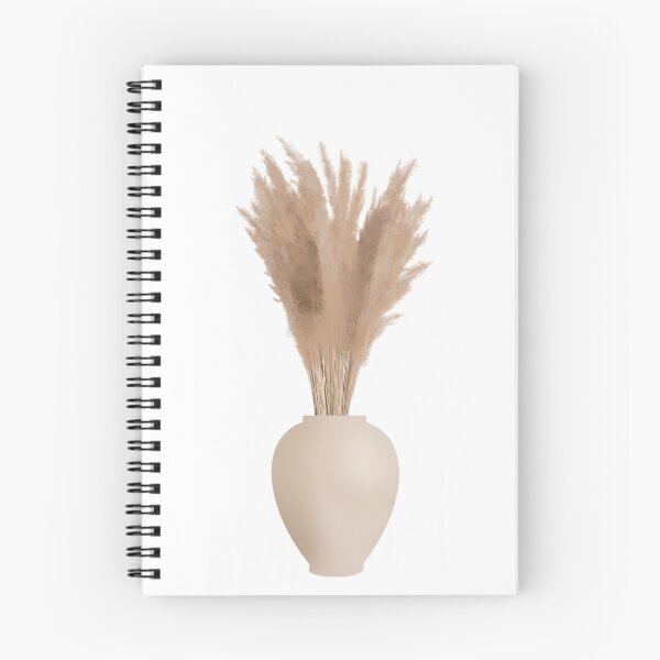 Item preview, Digital Drawn Pampas Grass in Beige Vase with White Background designed and sold by Anton Repetto.
