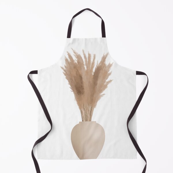 Item preview, Digital Drawn Pampas Grass in Beige Vase with White Background designed and sold by Anton Repetto.