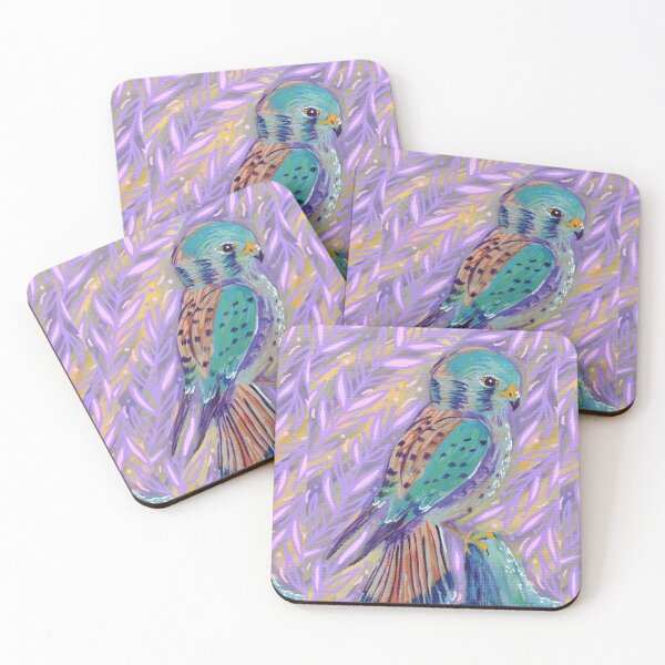 Item preview, American Kestrel - bright colors falcon bird  designed and sold by rooandjoo.