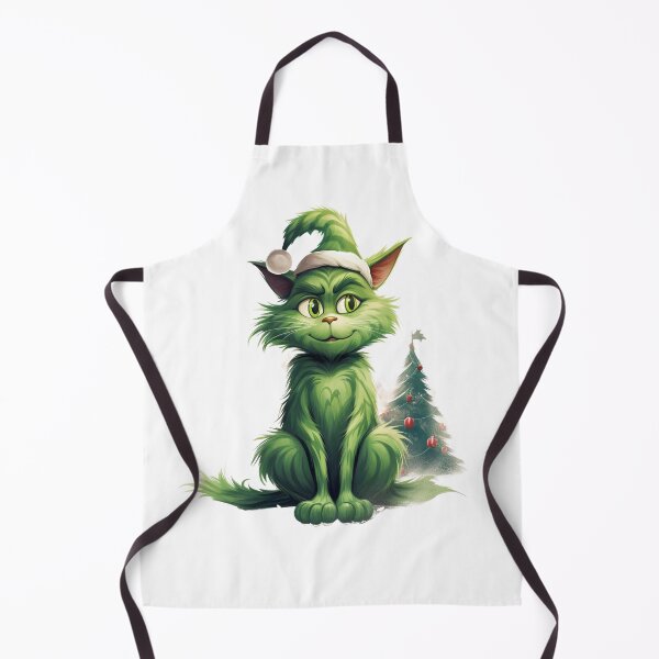 Item preview, Green Cat Christmas designed and sold by slicksdesigns.