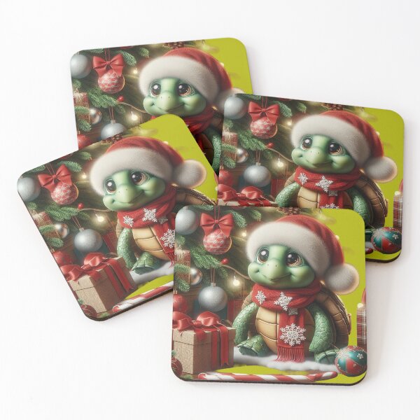 Item preview, Adorable Little Christmas Turtle designed and sold by DigiDreamyArt.