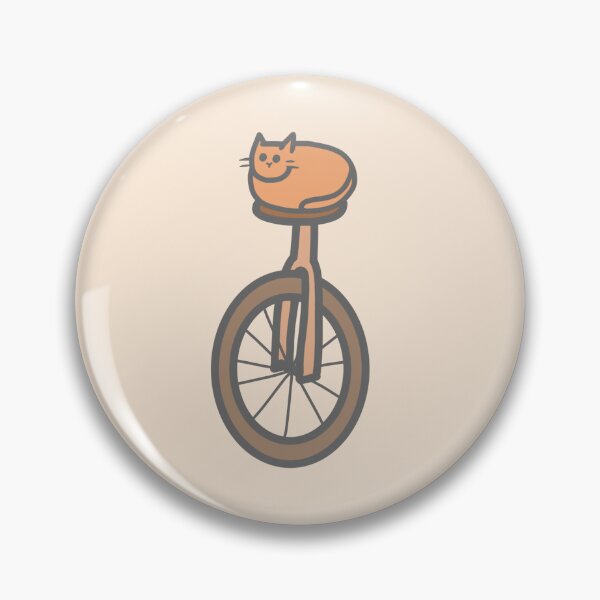 Item preview, Unicycle Cat designed and sold by Cre8iveCat.