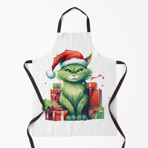 Item preview, Green Cat Christmas designed and sold by slicksdesigns.